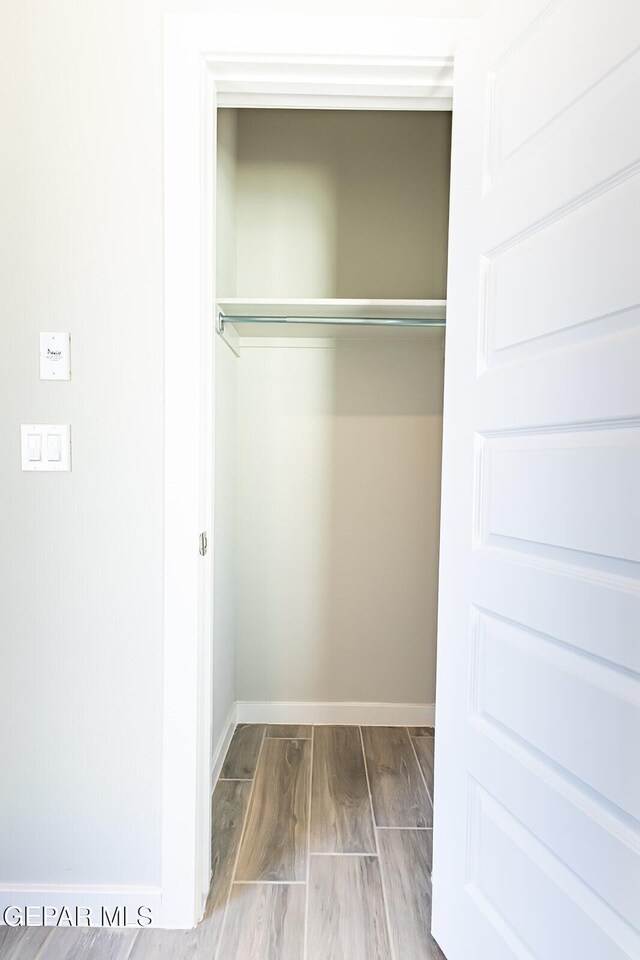 view of closet