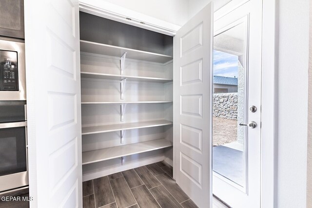 view of closet