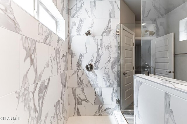 full bath with a stall shower