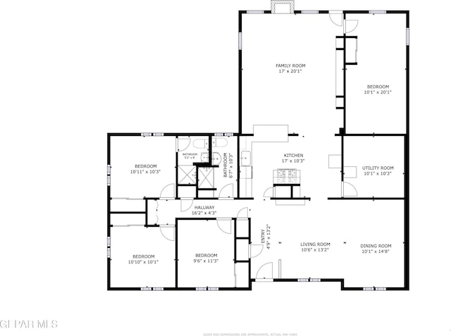 5540 Norwood Ct, El Paso, TX 79924 - room layout