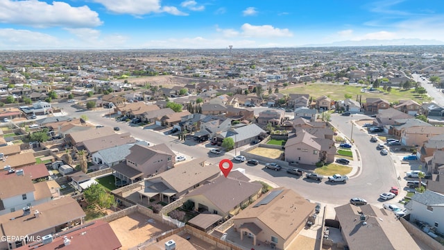 birds eye view of property featuring a residential view