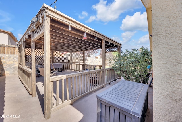 view of patio