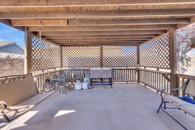 view of patio