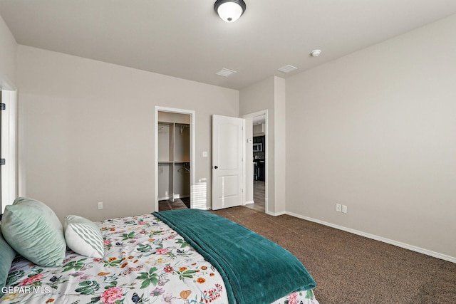 1021 Aerodyne Pl, El Paso, TX 79928 - bedroom featuring carpet flooring, baseboards, and a spacious closet