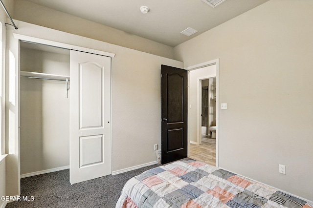 1021 Aerodyne Pl, El Paso, TX 79928 - carpeted bedroom featuring a closet and baseboards