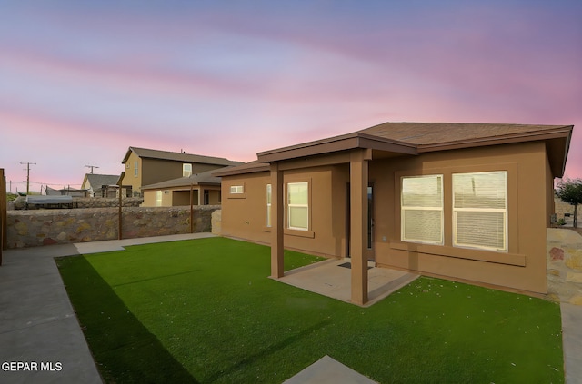 1021 Aerodyne Pl, El Paso, TX 79928 - back of property featuring a patio and stucco siding