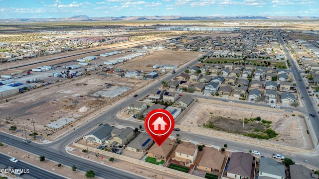 1021 Aerodyne Pl, El Paso, TX 79928 - view of property location featuring mountains and nearby suburban area
