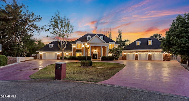 624 Mount Cristo Rey Ln, El Paso, TX 79922 - greek revival inspired property with concrete driveway