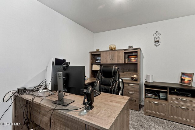 view of office area