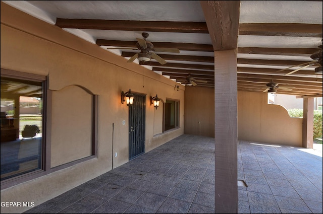 5401 Tierra Vista Dr, El Paso, TX 79932 - view of patio featuring ceiling fan