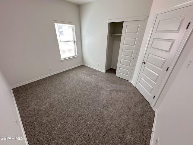 913 Larkhall Pl, El Paso, TX 79928 - unfurnished bedroom with carpet floors, baseboards, and a closet