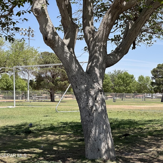 surrounding community with fence