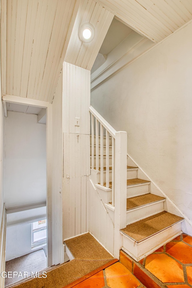 view of stairs