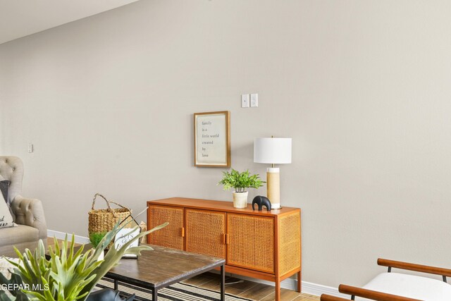 921 Raegil St, El Paso, TX 79928 - office featuring baseboards and wood finished floors