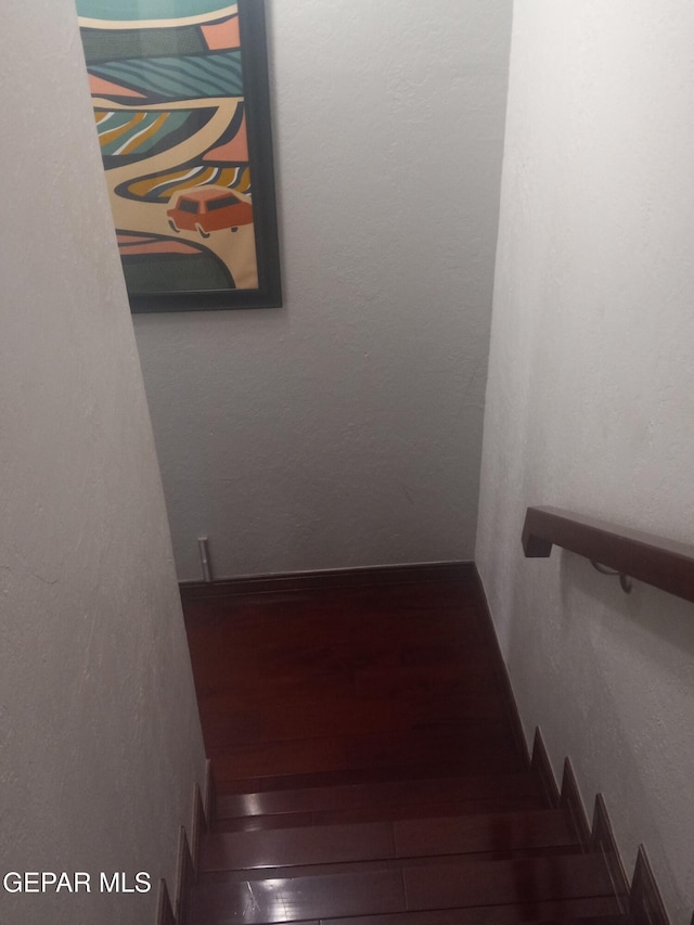 view of stairs