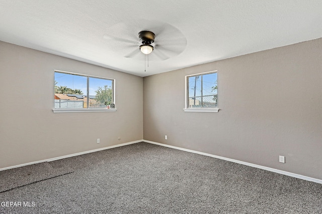 7113 Pear Tree Ln, El Paso, TX 79915 - carpeted empty room featuring ceiling fan and baseboards