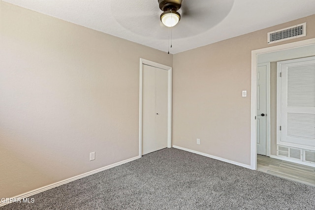 7113 Pear Tree Ln, El Paso, TX 79915 - spare room with ceiling fan, carpet floors, and baseboards
