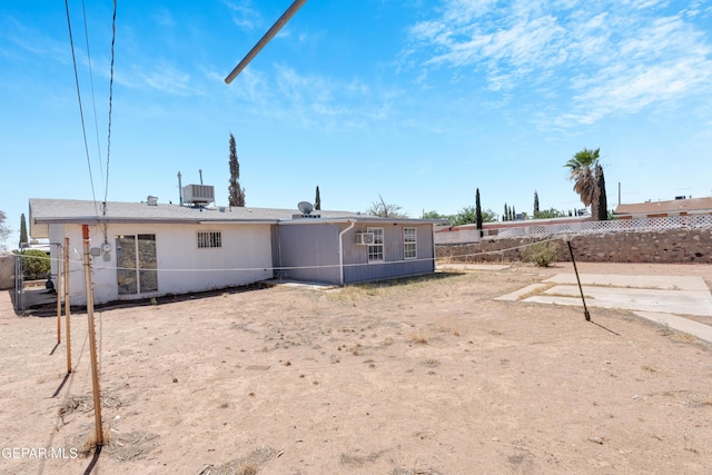 10601 Teresa Pl, El Paso, TX 79924 - rear view of house with cooling unit