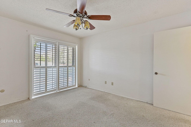 4800 N Stanton St Unit 87, El Paso, TX 79902 - carpeted spare room with a ceiling fan and a textured ceiling