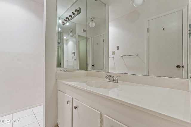 4800 N Stanton St Unit 87, El Paso, TX 79902 - bathroom featuring tile patterned flooring and vanity