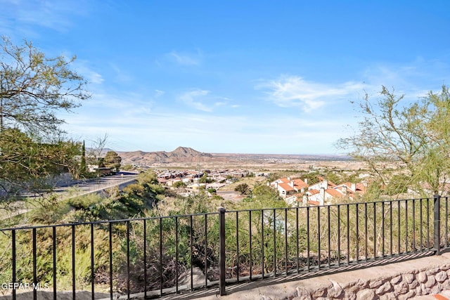 4800 N Stanton St Unit 87, El Paso, TX 79902 - balcony with a mountain view