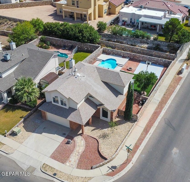 drone / aerial view