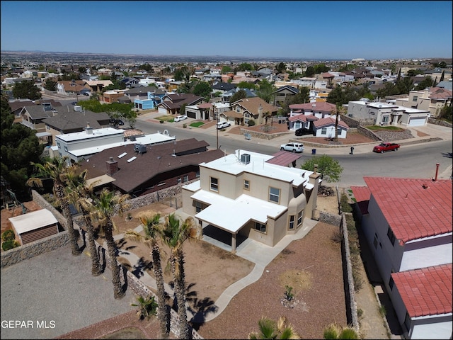 bird's eye view featuring a residential view