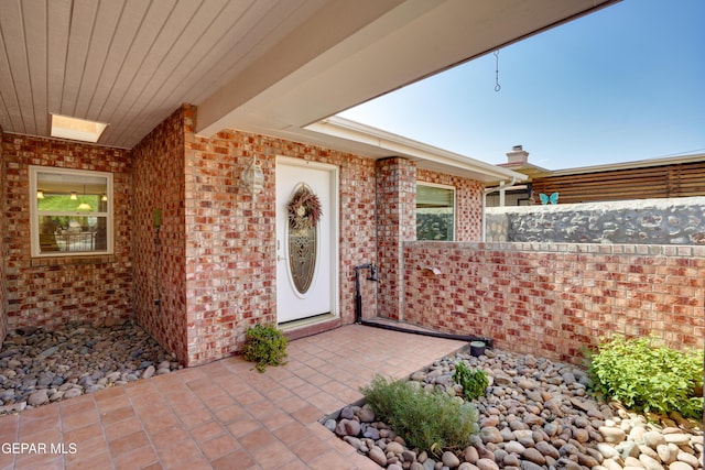 98 Northwind Dr, El Paso, TX 79912 - entrance to property with brick siding