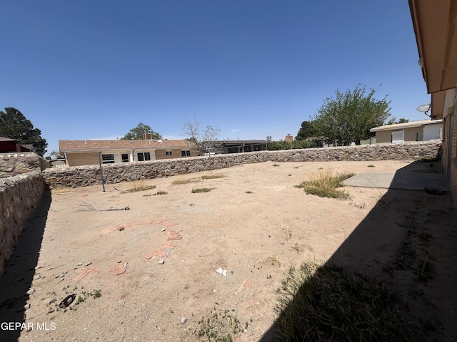 733 Fall River Rd, El Paso, TX 79907 - view of yard with fence private yard