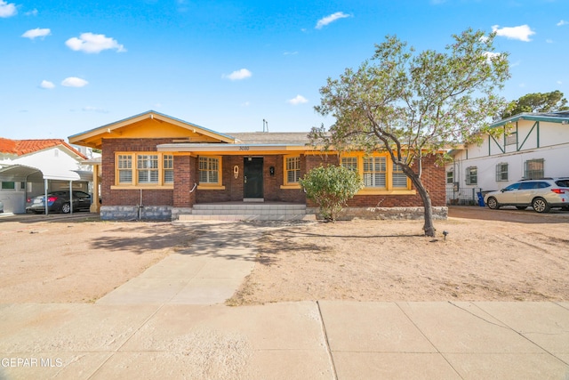 3020 Wheeling Ave, El Paso, TX 79930 - single story home with brick siding and a porch