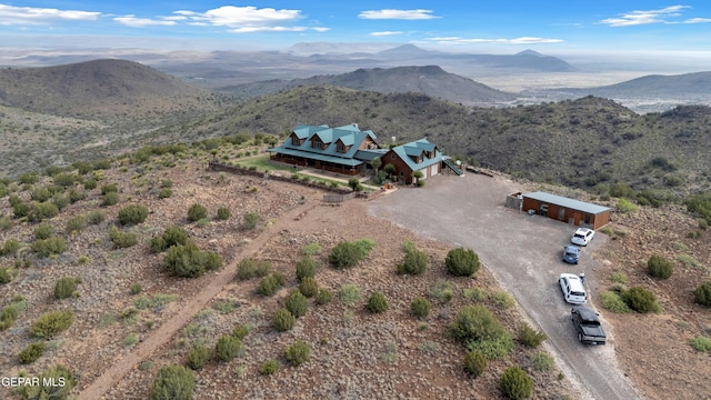 2 Scenic Ridge Rd N, Alpine, TX 99999 - view from above of property featuring a mountainous background