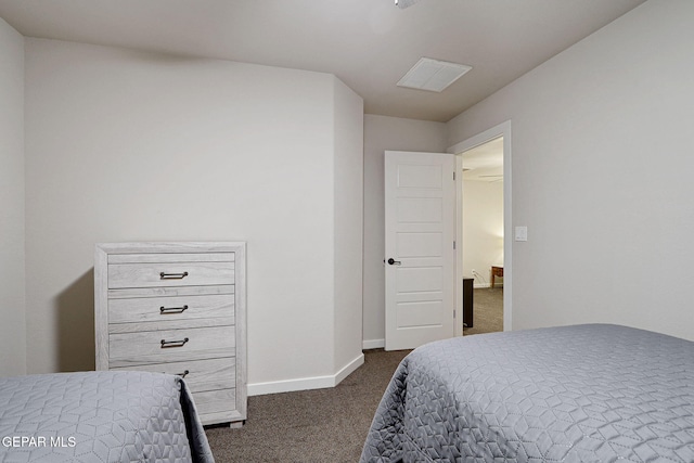 7809 Enchanted Circle Dr, El Paso, TX 79911 - bedroom with dark carpet and baseboards