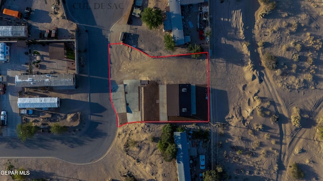 view of property location featuring property parcel outlined