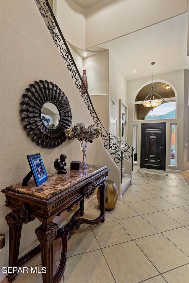6225 Via Serena Dr, El Paso, TX 79912 - entrance foyer featuring tile patterned flooring