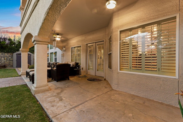 6225 Via Serena Dr, El Paso, TX 79912 - view of patio with outdoor lounge area