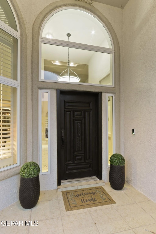6225 Via Serena Dr, El Paso, TX 79912 - view of exterior entry with stucco siding