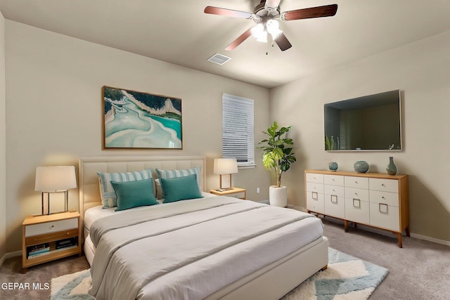 7541 Wolf Creek Dr, El Paso, TX 79911 - carpeted bedroom featuring baseboards and ceiling fan