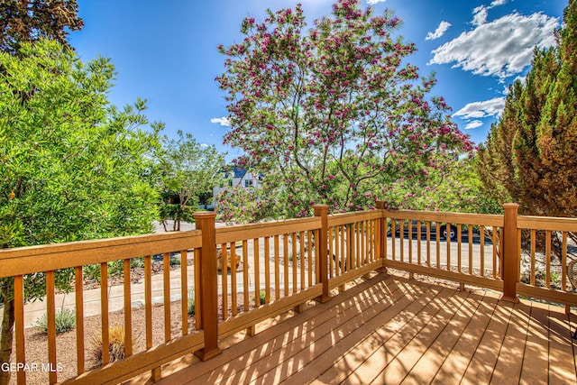 view of deck