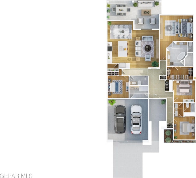 820 Acton St, Horizon City, TX 79928 - room layout