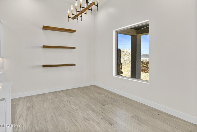 820 Acton St, Horizon City, TX 79928 - spare room with wood finished floors and baseboards
