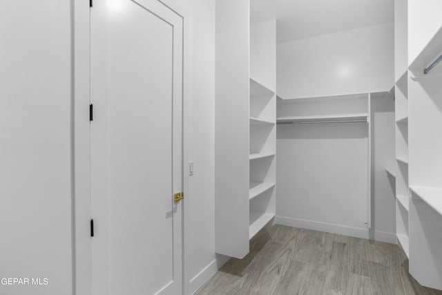 820 Acton St, Horizon City, TX 79928 - walk in closet with wood finished floors