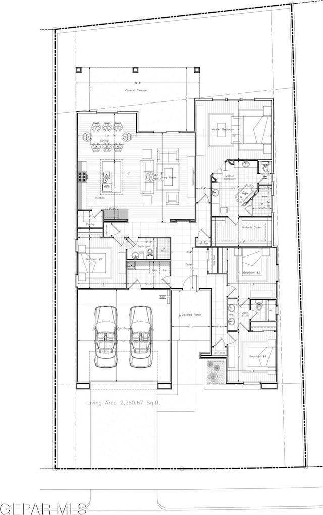 820 Acton St, Horizon City, TX 79928 - floor plan / room layout
