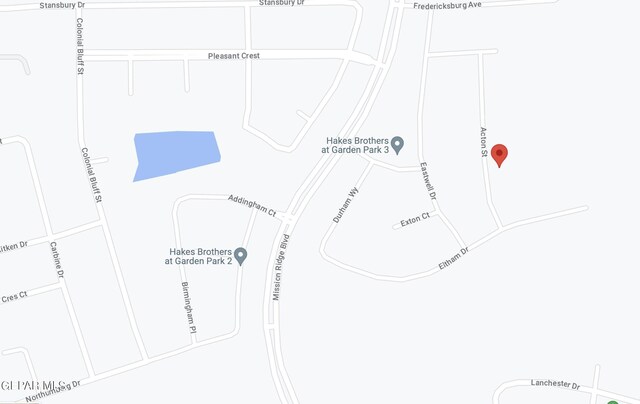 820 Acton St, Horizon City, TX 79928 - map of property location