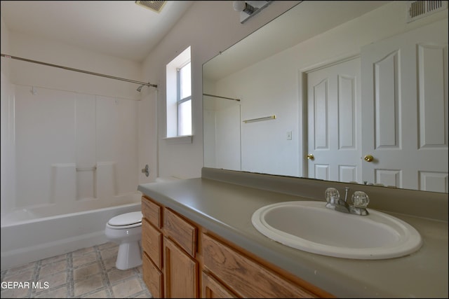 6205 Alina Baltazar Dr, El Paso, TX 79932 - full bath featuring vanity, washtub / shower combination, and tile patterned floors