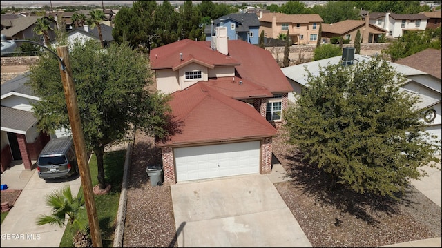 6205 Alina Baltazar Dr, El Paso, TX 79932 - aerial perspective of suburban area
