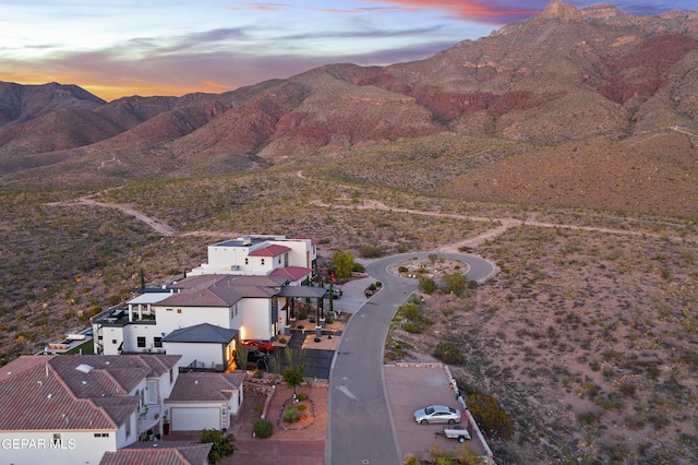 5905 Ojo De Agua Dr, El Paso, TX 79912 - aerial view of a mountainous background