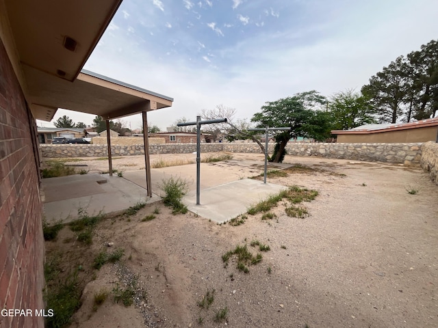 9885 Lilly Dr, El Paso, TX 79927 - view of patio / terrace with fence