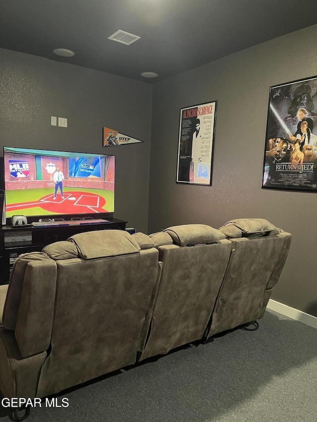 14233 Richard Wiles Ave, El Paso, TX 79938 - cinema room featuring carpet flooring and baseboards