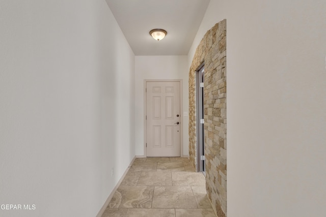 13824 Hollywood Dr, Horizon City, TX 79928 - hallway featuring baseboards