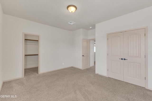 13824 Hollywood Dr, Horizon City, TX 79928 - unfurnished bedroom featuring carpet floors, a closet, and baseboards